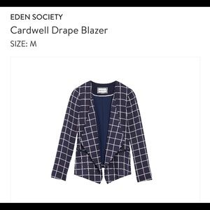 Cardwell Drape Blazer, Navy